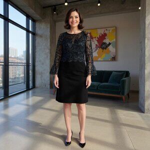 RSVP by Talbots Black Lace Cocktail Dress – New with Tags – Size 4P